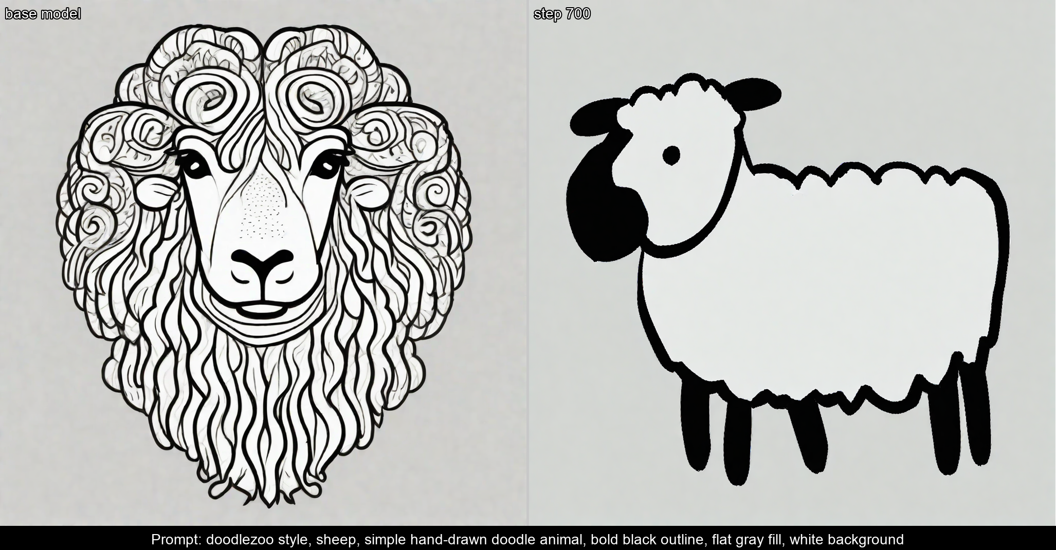 Step 700 — picking up the linework